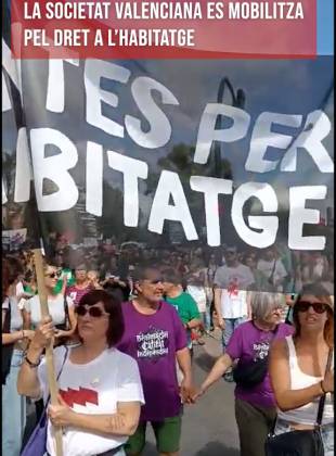 Intersindical Valenciana se suma a les mobilitzacions pel dret a l’habitatge