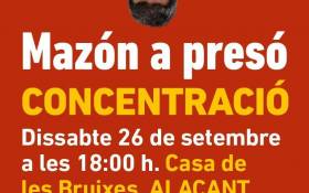 Concentració a Alacant amb les associacions de víctimes de la dana per denunciar la impunitat de Mazón