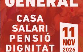 Intersindical Valenciana convoca legalment la vaga general de l’11 de novembre pel dret a l’habitatge i unes condicions de vida dignes