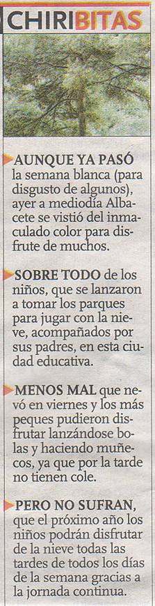 Nota de prensa