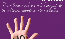 Dia Internacional per a l’eliminació de la violència sexual als conflictes
