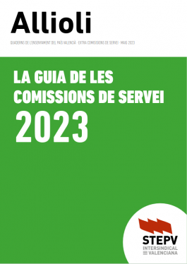 Guia de les comissions de servei 2023